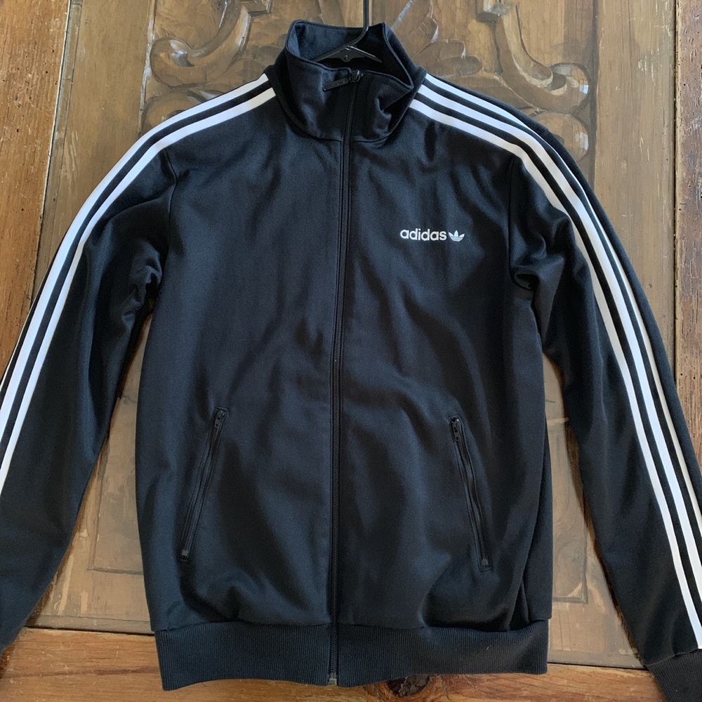 Adidas 3 stripe track jacket